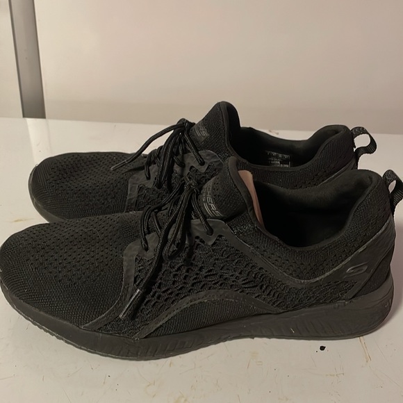 Lightweight Running/Tennis Shoes Non Slip Gym Workout Shoes Black/Grey - Picture 3 of 8